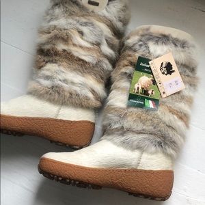 OSCAR SPORT Norma Rabbit Winter Boots (NWT) Italy